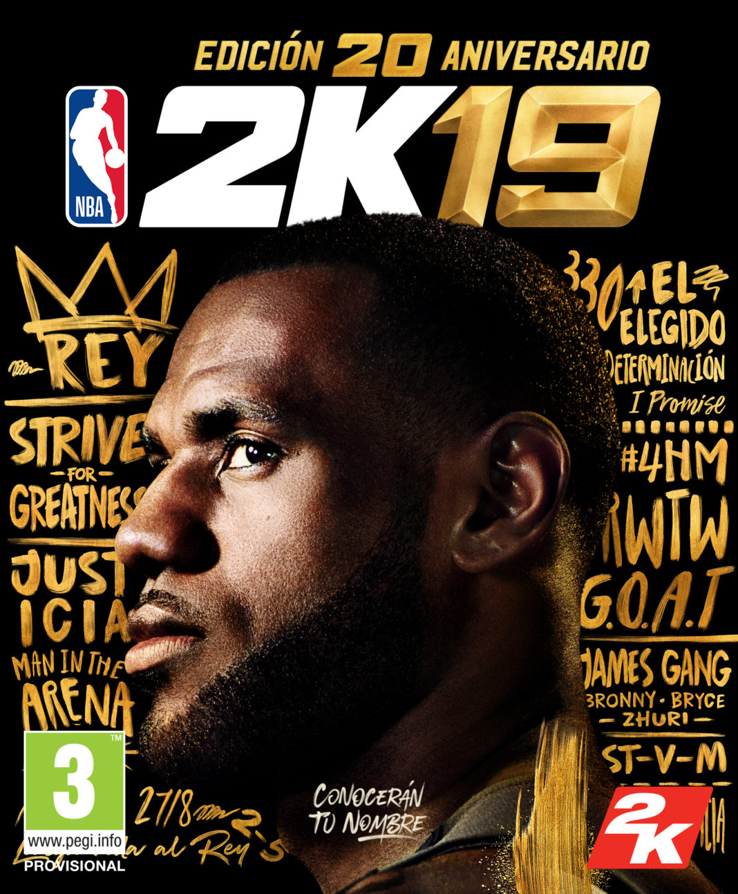 Lebron James protagoniza la portada de NBA 2K19 en su Edición 20