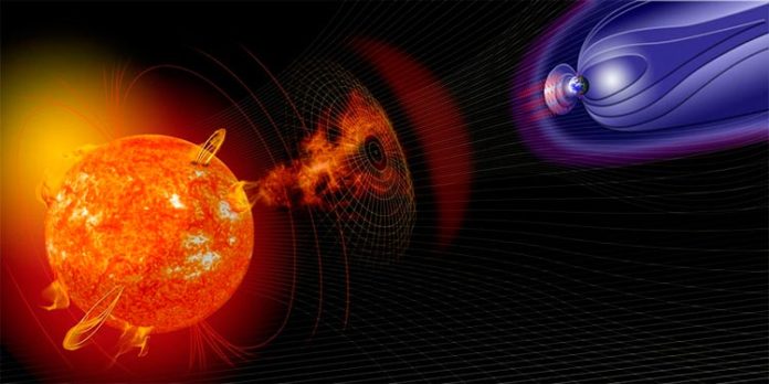 Tormentas solares y el escudo electromagnético de la Tierra