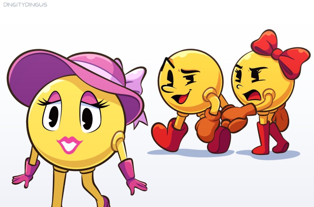 Pac-Mom y Ms. Pac-Man