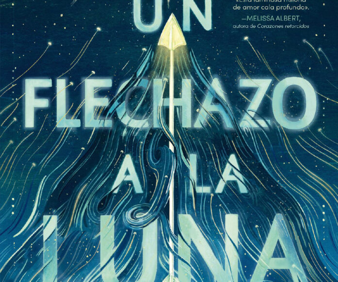 Portada de "Un flechazo a la luna" de Emily X. R. Pan, publicada por Puck.